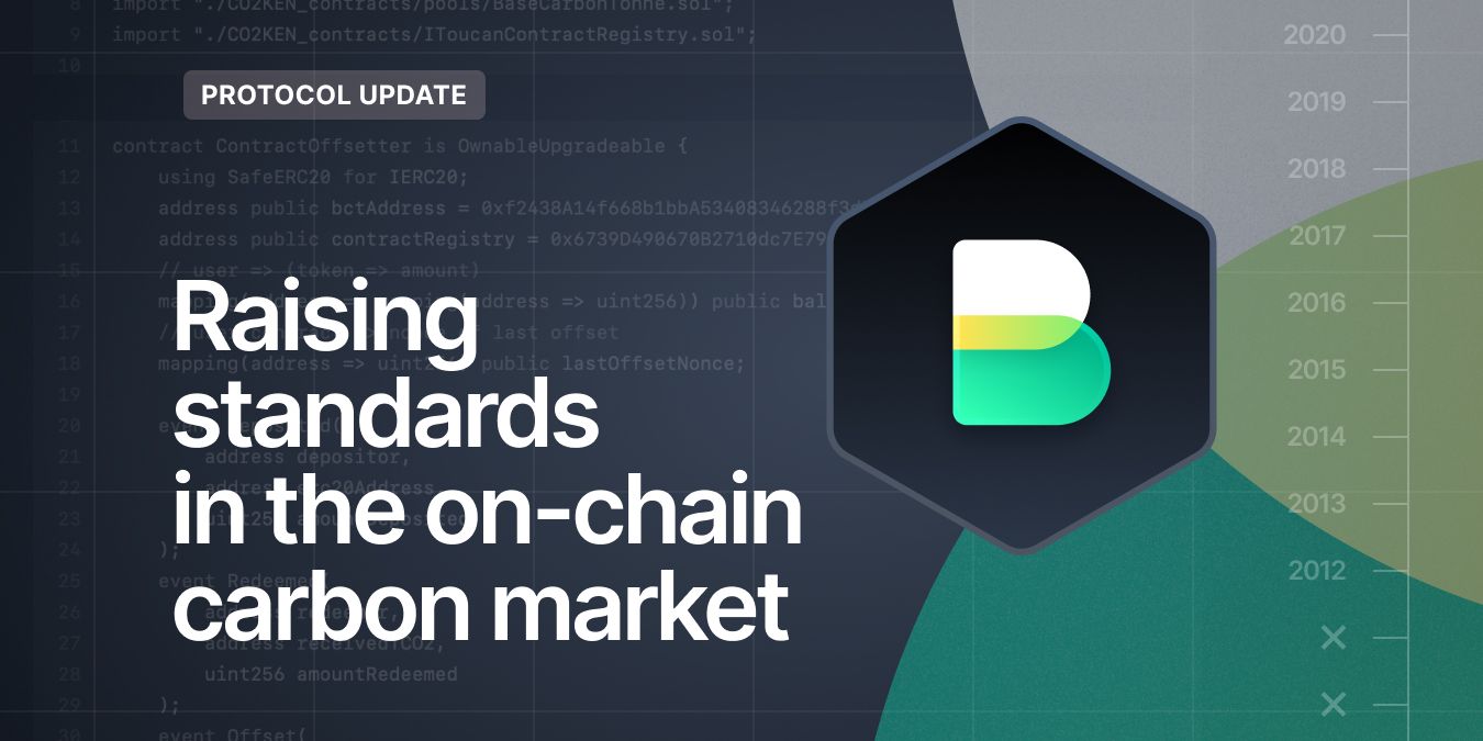 Raising standards in the on-chain carbon market