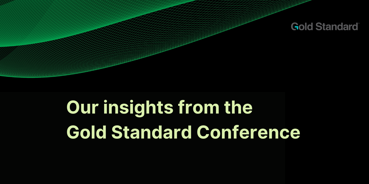 Gold Standard Conference 2023 Our insights