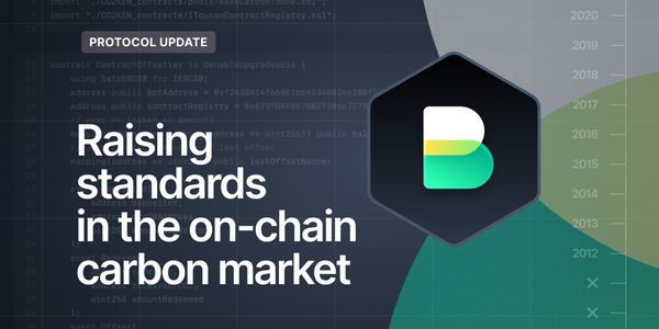 Raising standards in the on-chain carbon market